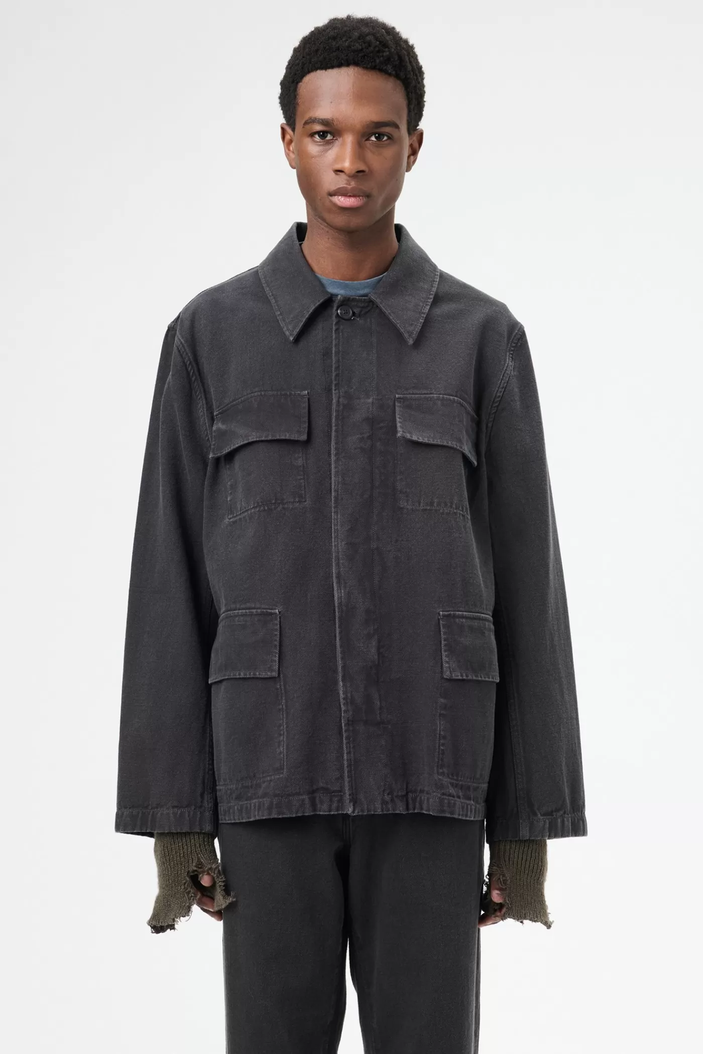 Discount Ash Black Reborn Canvas Outerwear