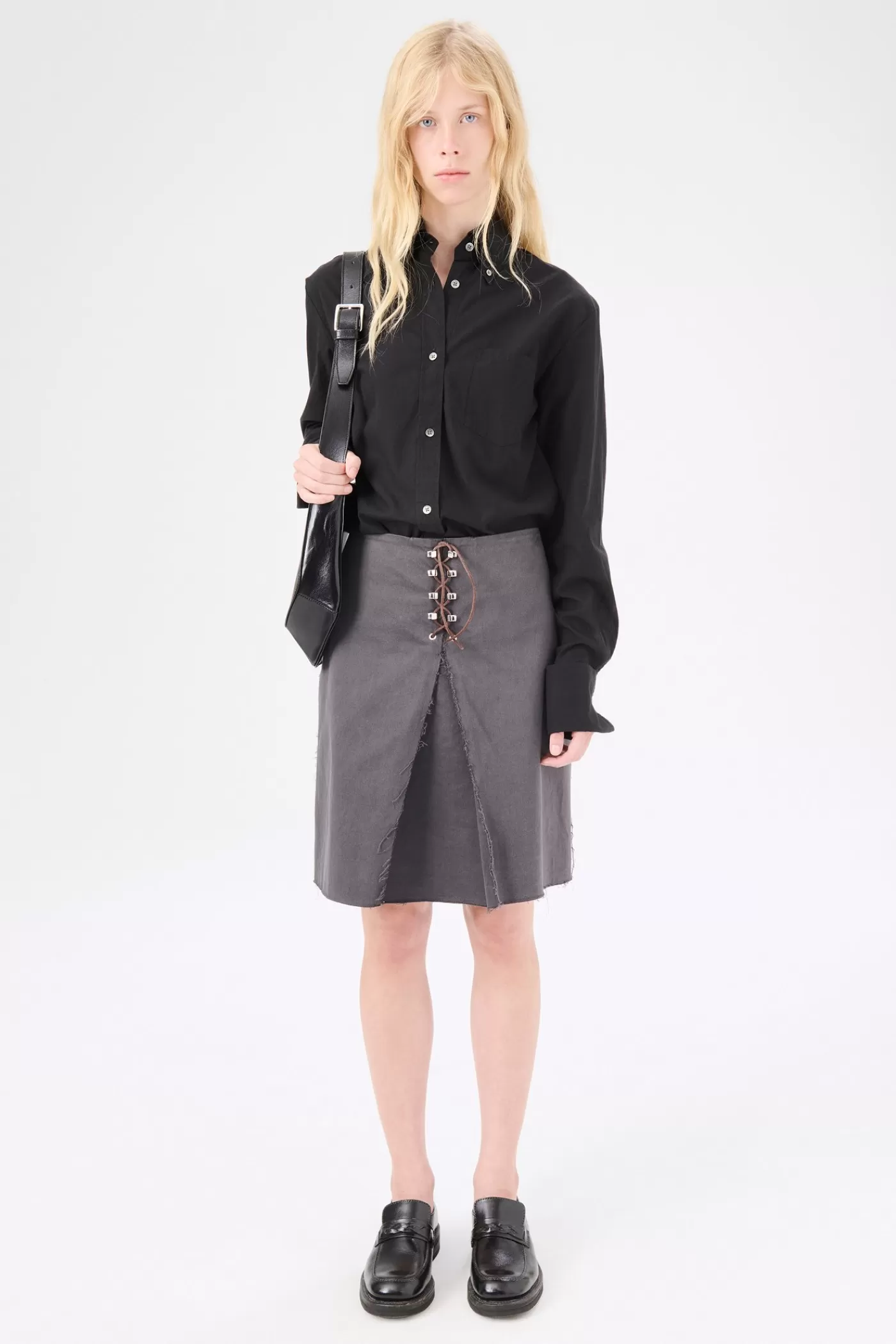 Discount Ash Black Seventies Sateen Women Skirts