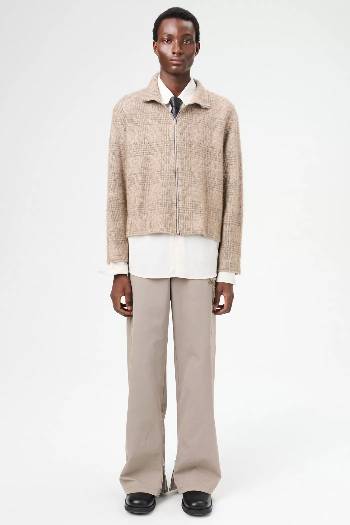 Flash Sale Beige Hound Check Knitwear