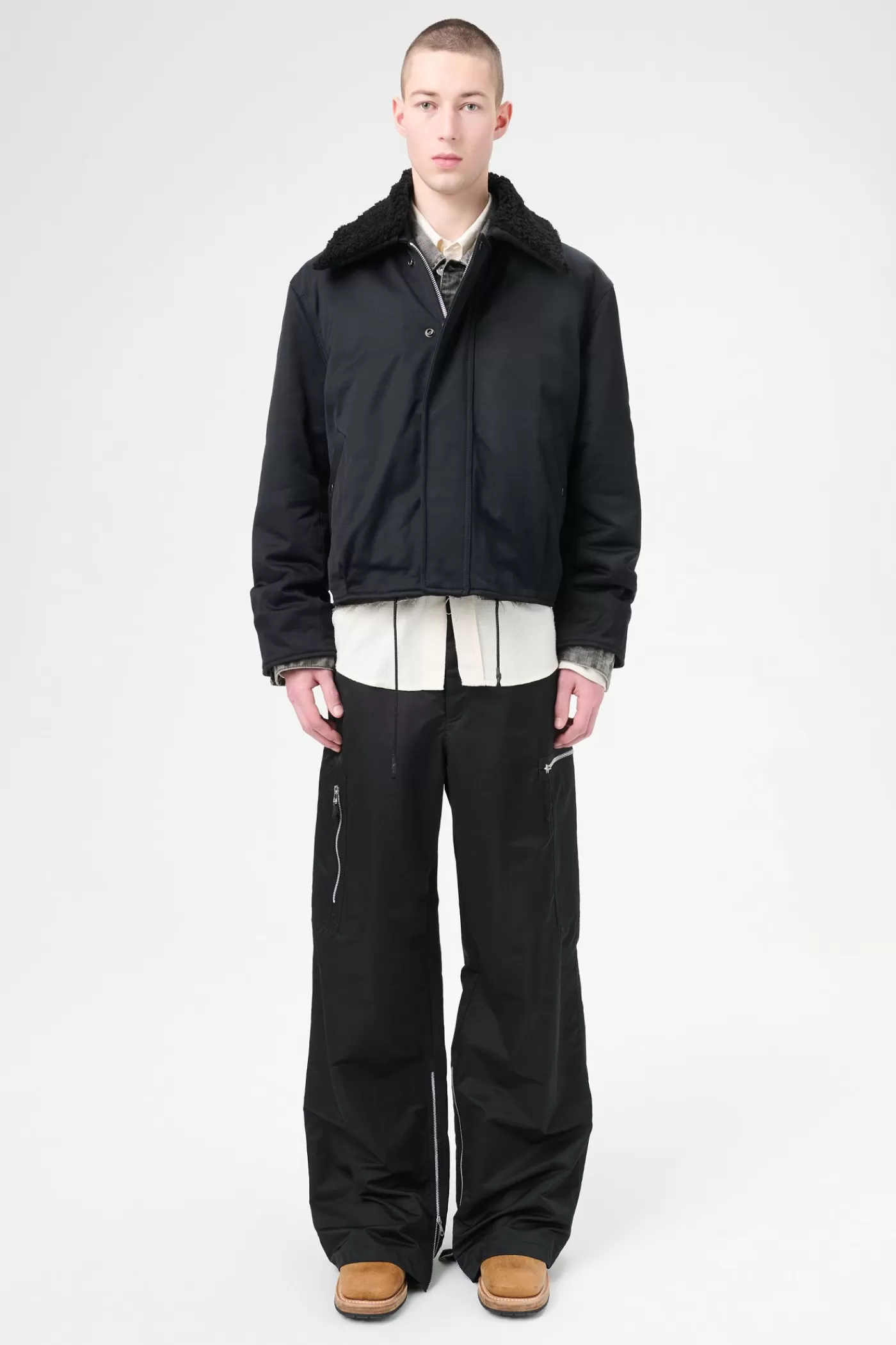 Outlet Black Aero Nylon Outerwear