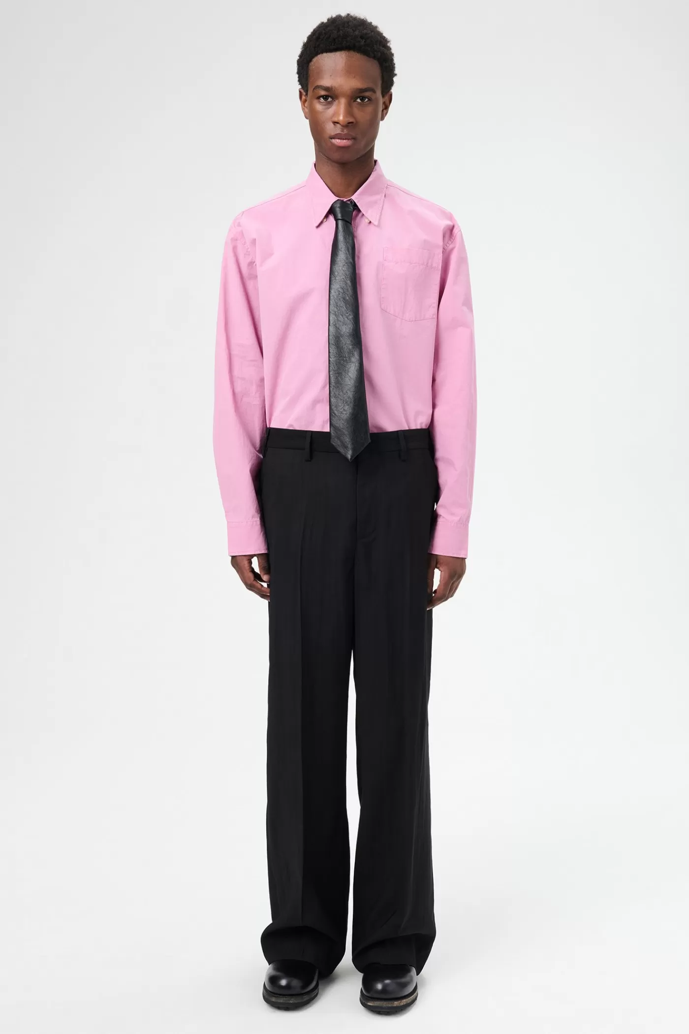 Clearance Black Experienced Viscose Trousers