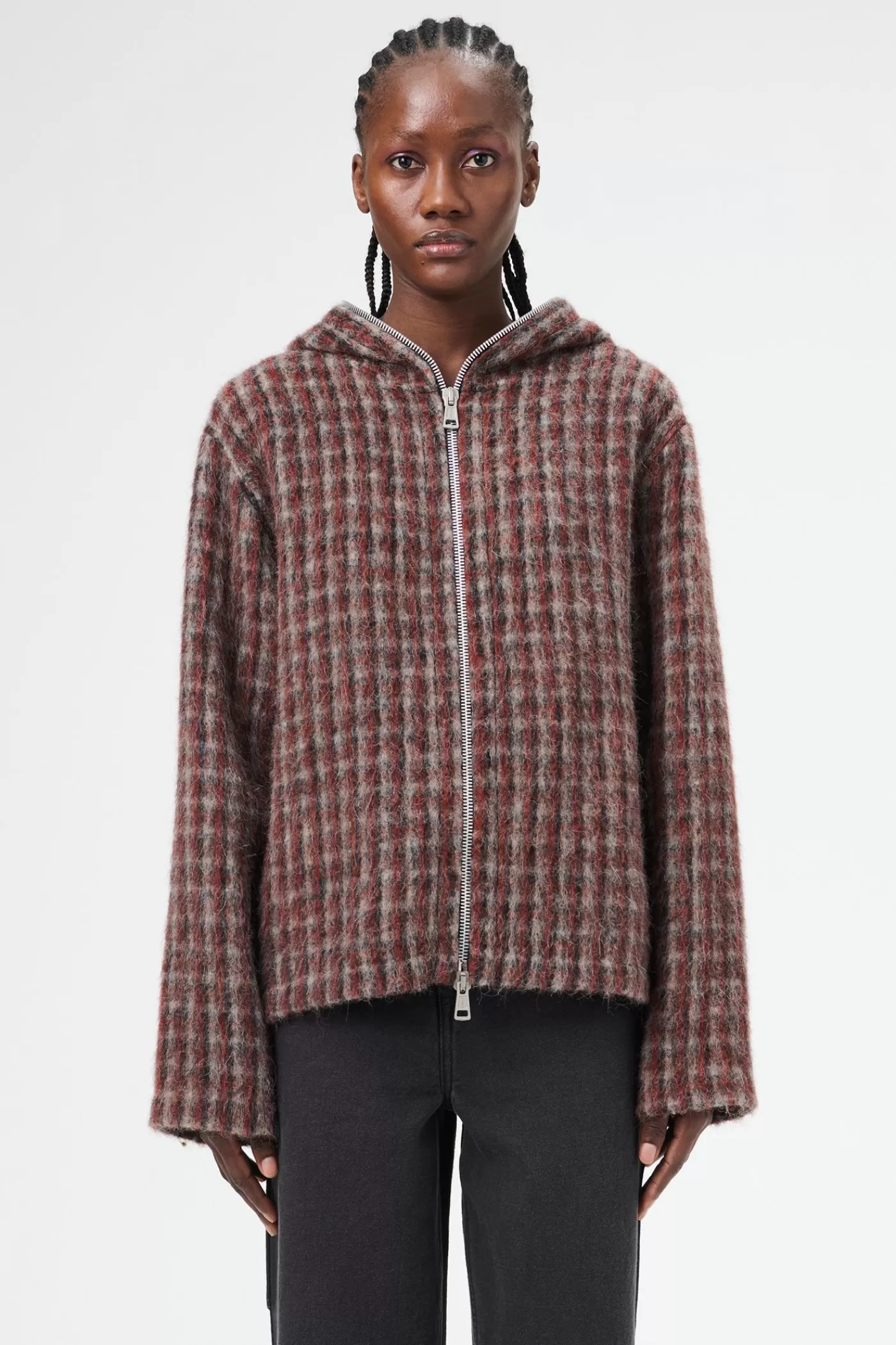 Hot Boston Check Women Knitwear