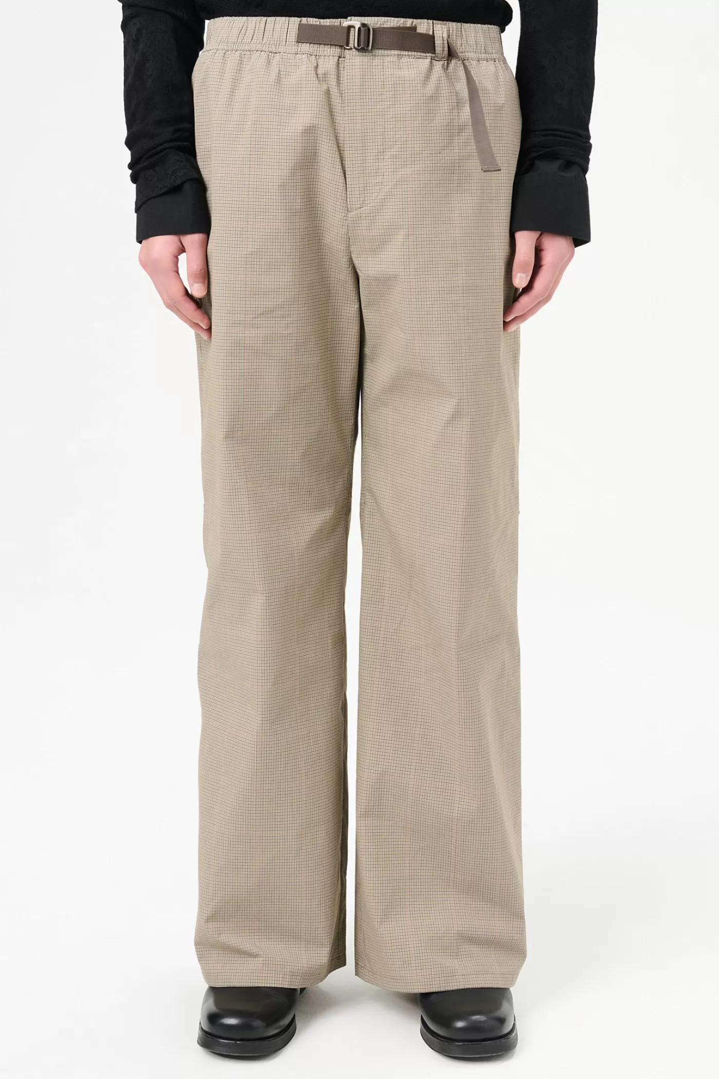 Fashion Bukhansan Check Cordura Cotton Trousers