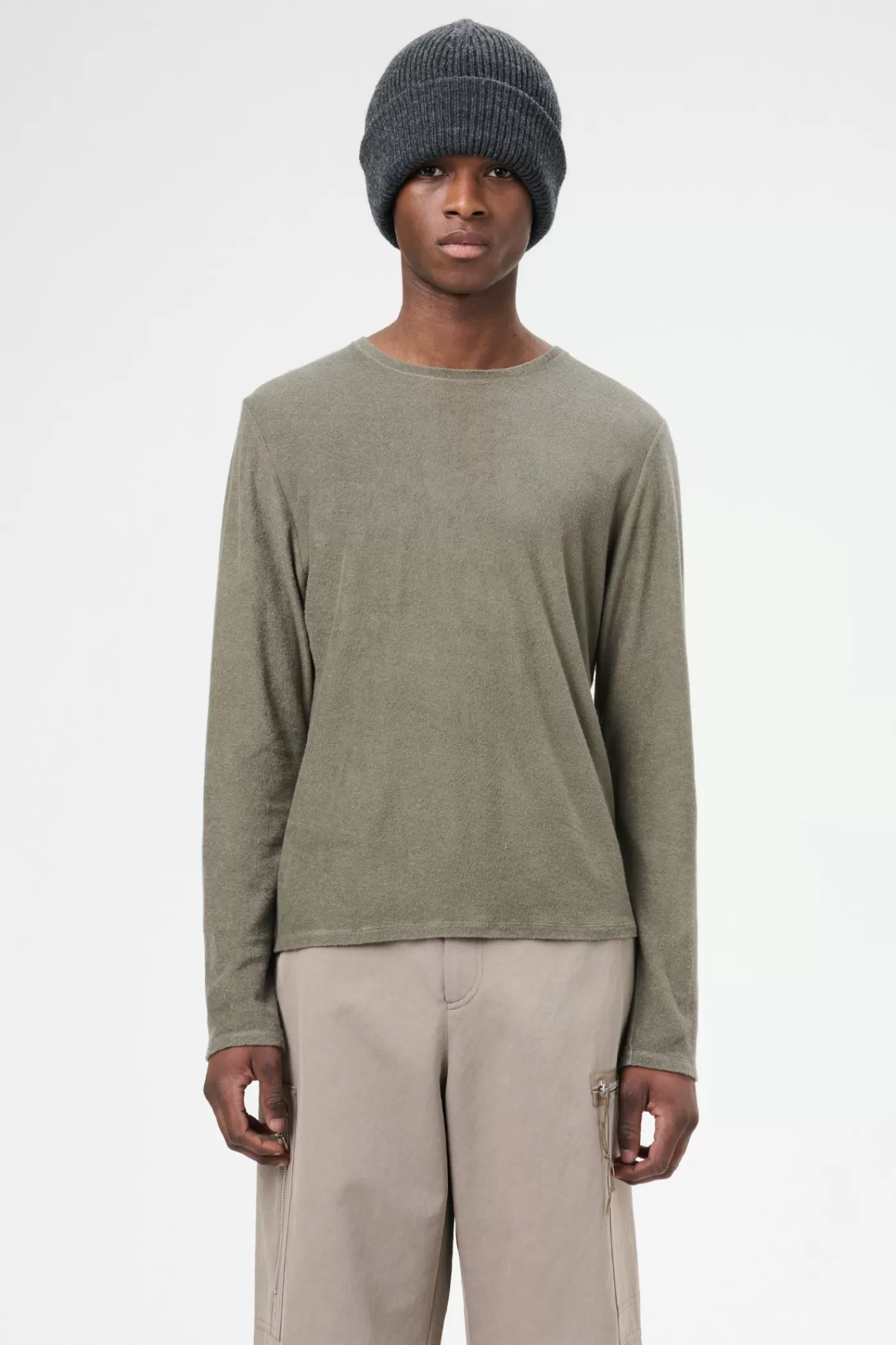 Sale Corroded Olive Everyday Frotte Jersey