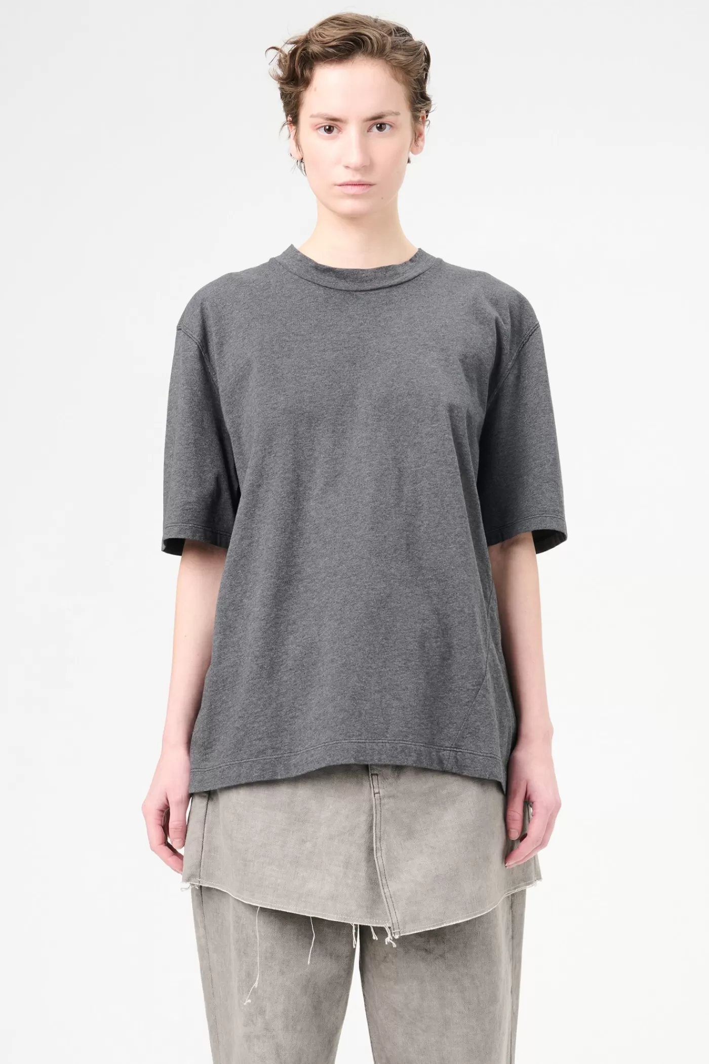 Clearance Dark Grey Melange Women Jersey