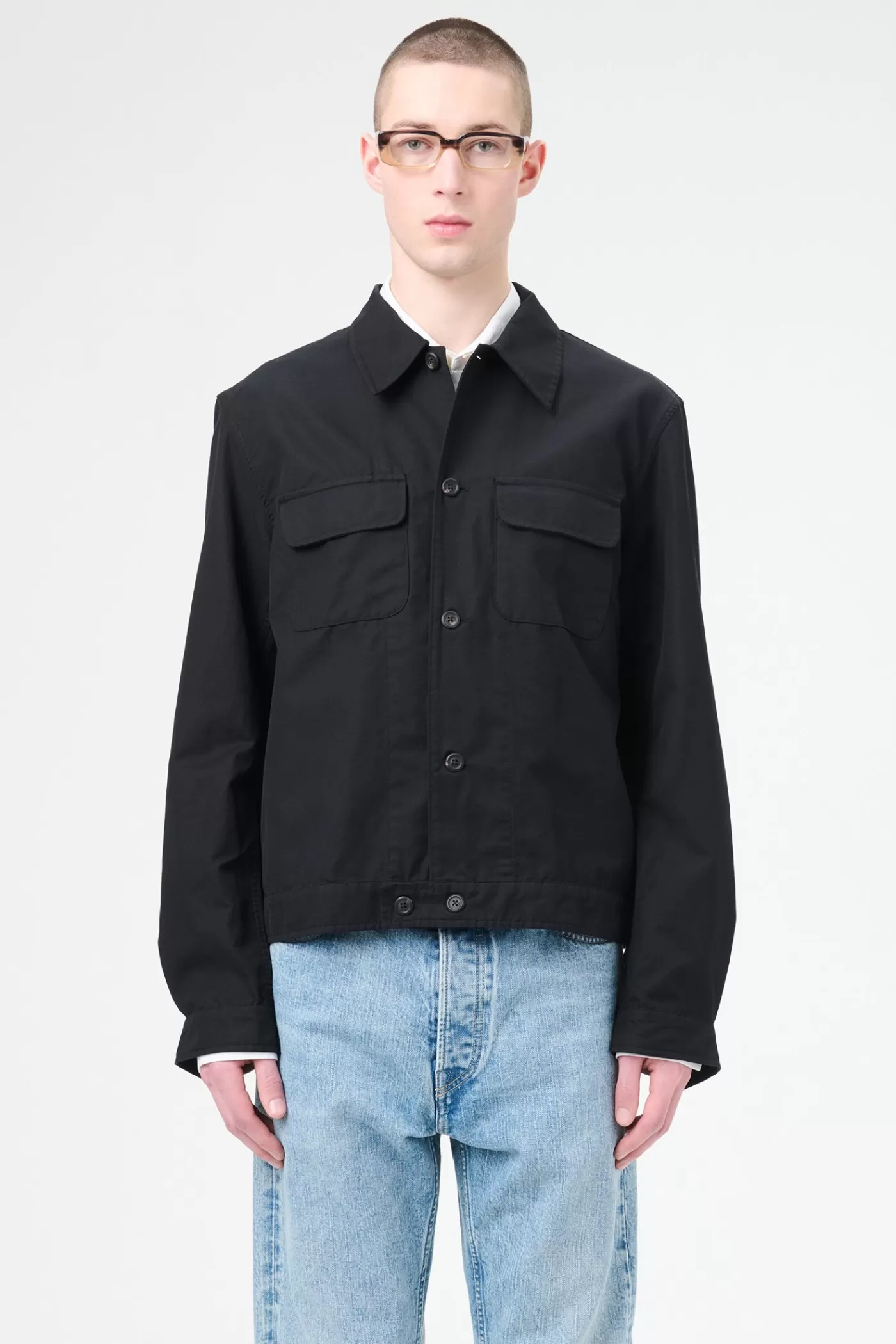 New Deluxe Black Exquisite Weave Outerwear