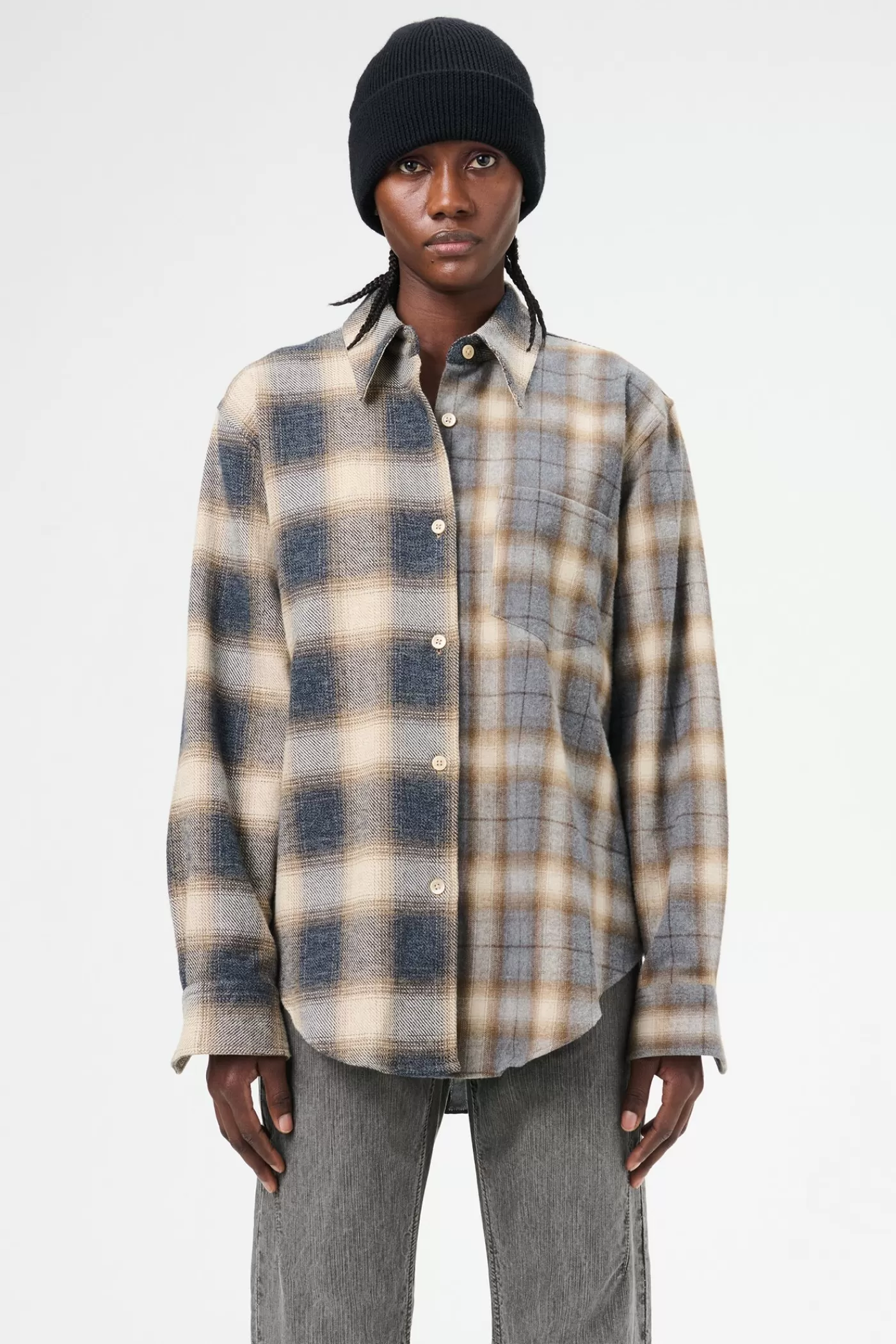 Cheap Doyle Check Lagger Flannel Women Shirting