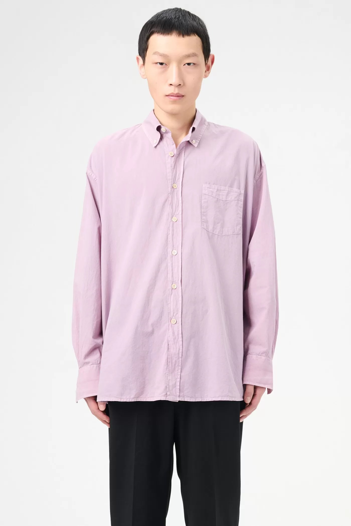 Online Dusty Lilac Cotton Voile Shirting