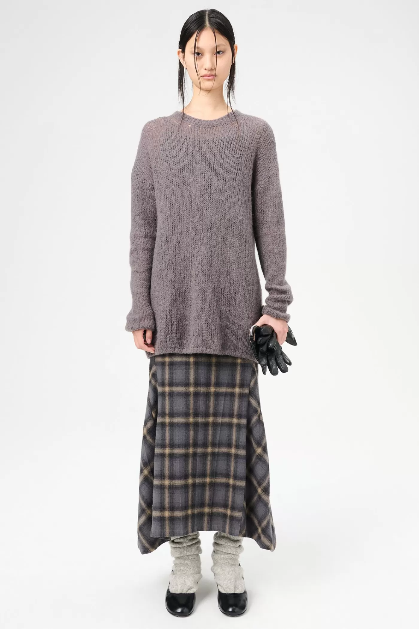Outlet Falcon Grey Alpaca Women Knitwear