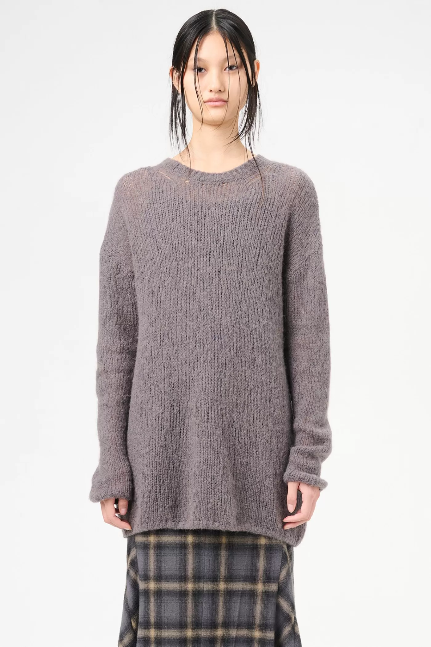 Outlet Falcon Grey Alpaca Women Knitwear