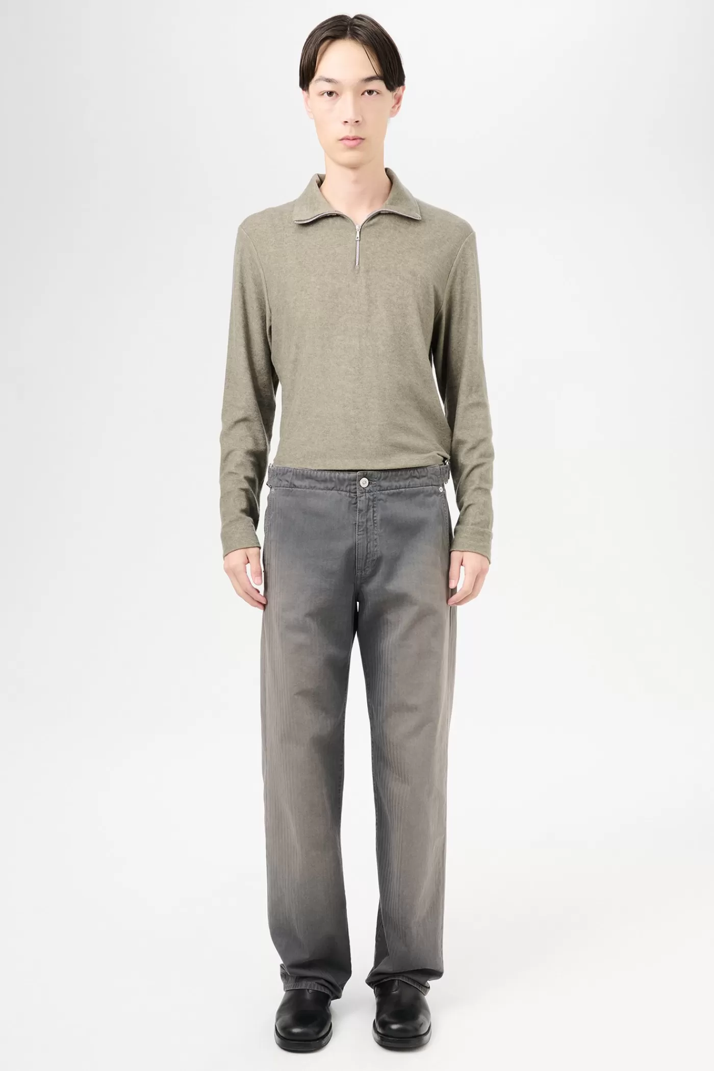 Online French Sun Faded Herringbone Trousers | Jeans