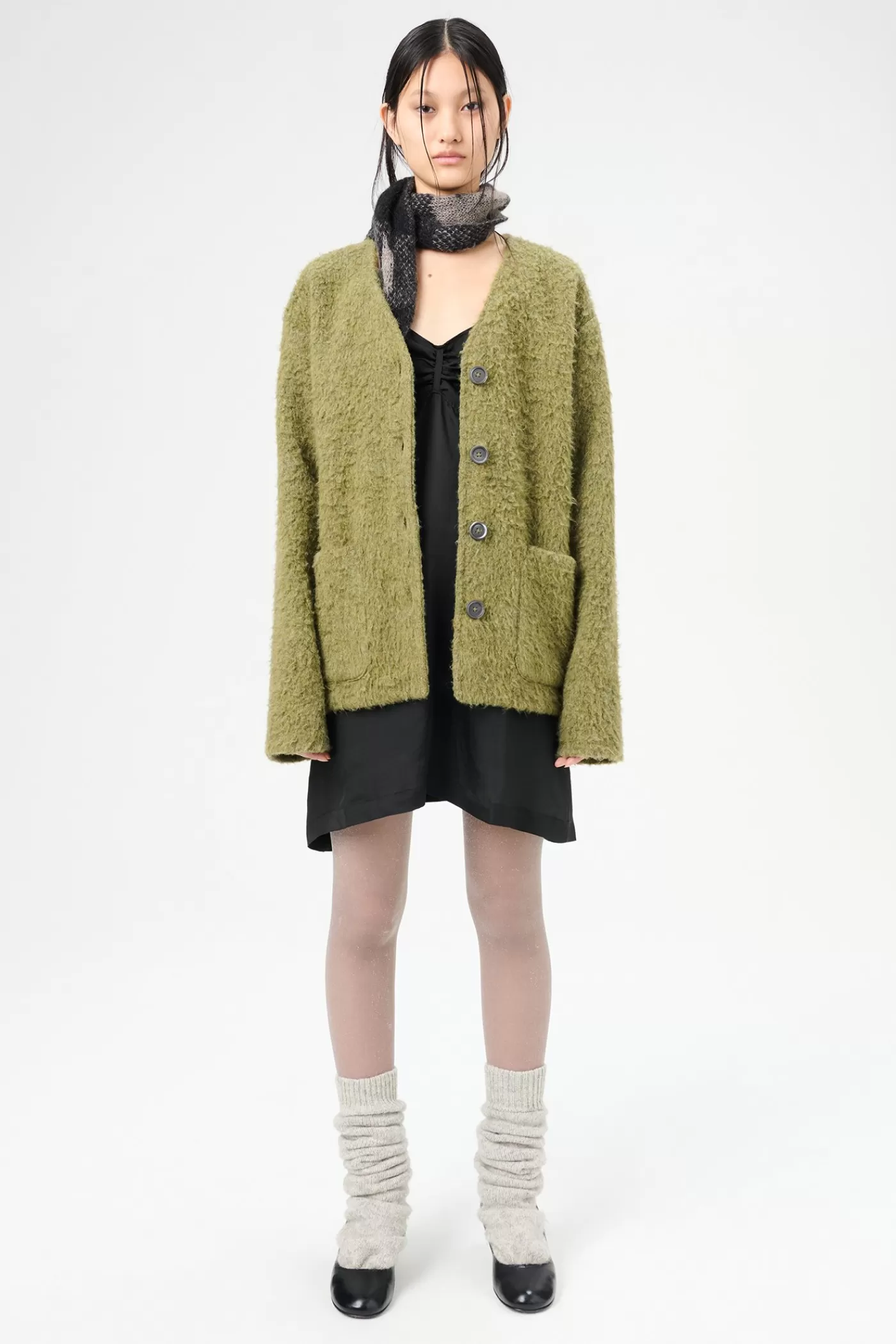 Cheap Fresh Moss Tumble Wool Women Knitwear