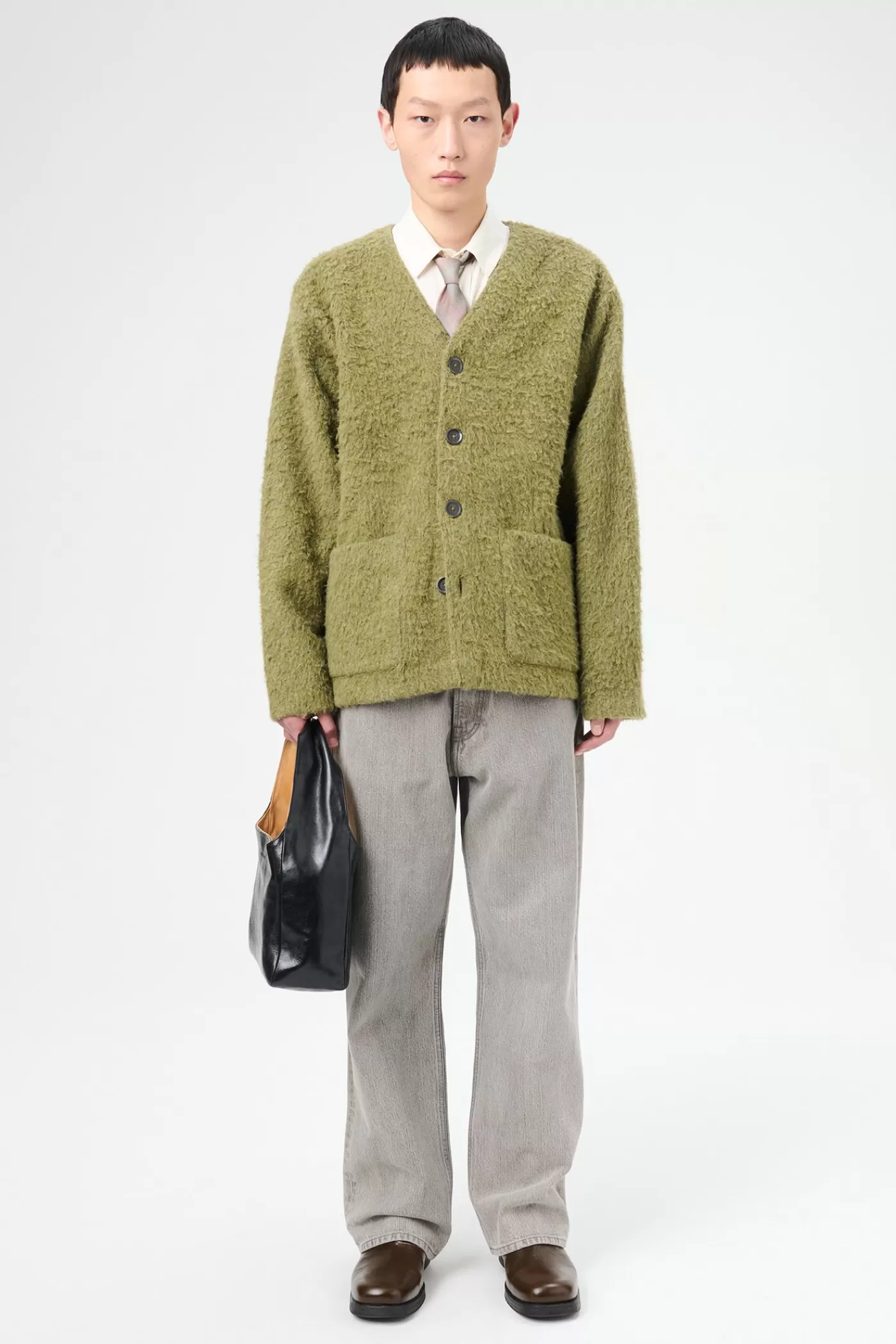 Sale Fresh Moss Tumble Wool Knitwear
