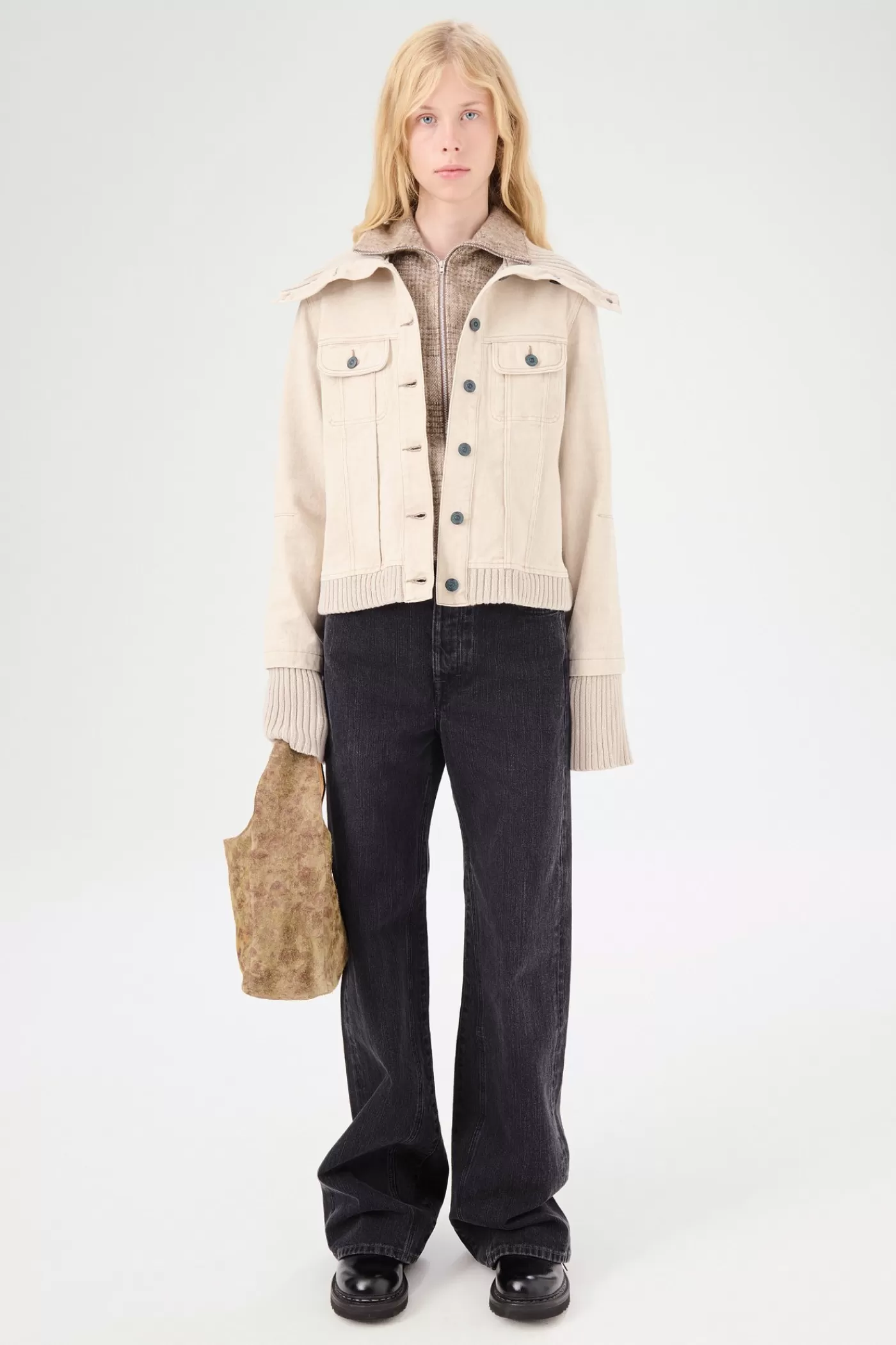 Cheap Ghost Attic Wash Denim Women Outerwear