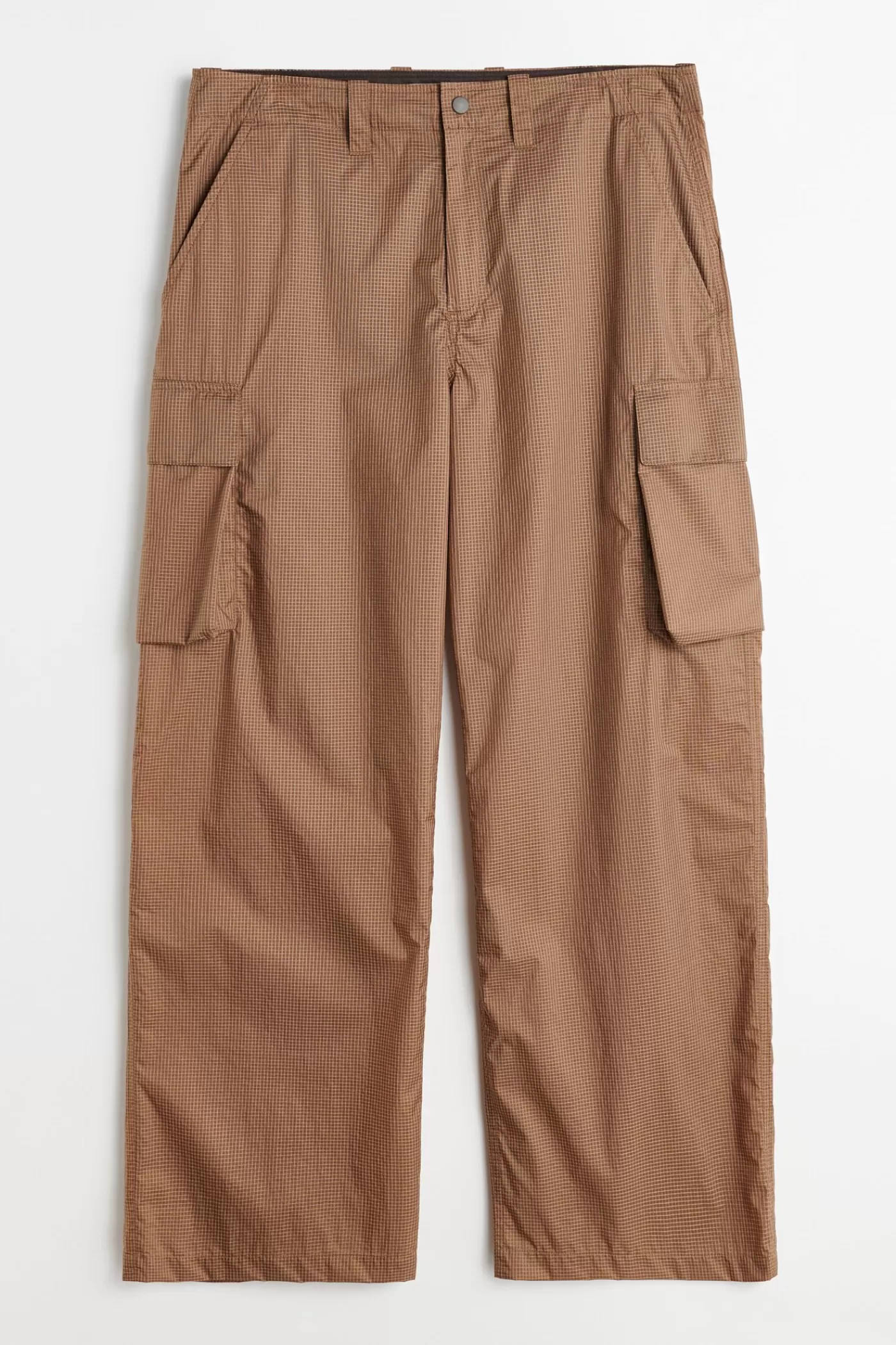Online Golden Brown Tactile Ripstop Trousers