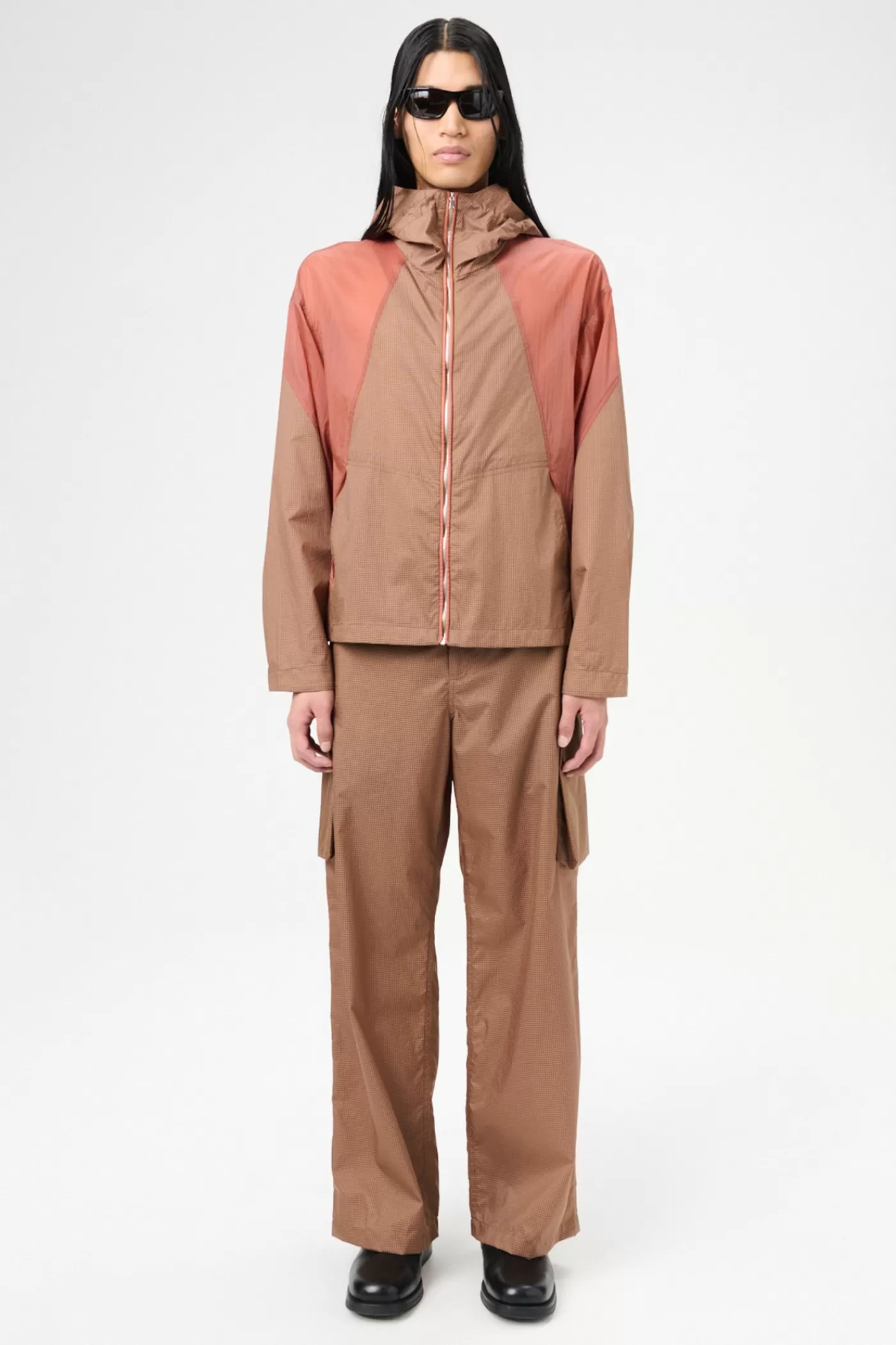Cheap Golden Brown Tactile Ripstop Outerwear