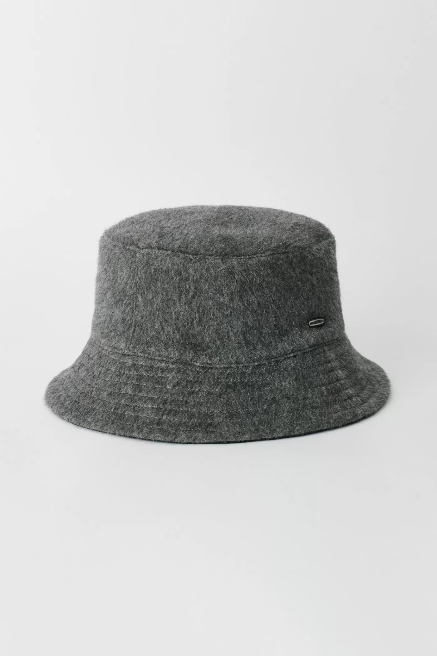 Online Island Grey Hairy Mohair Hats