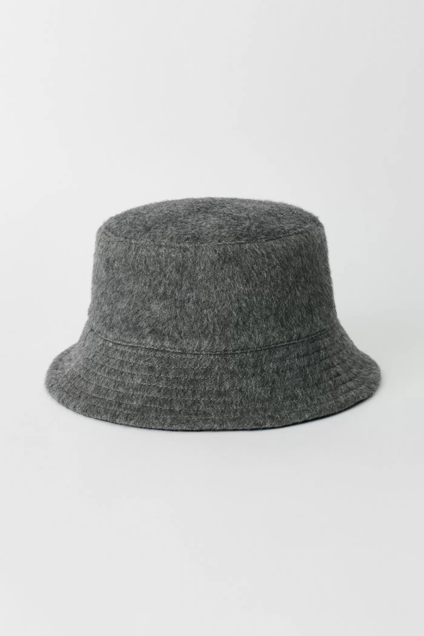 Online Island Grey Hairy Mohair Hats