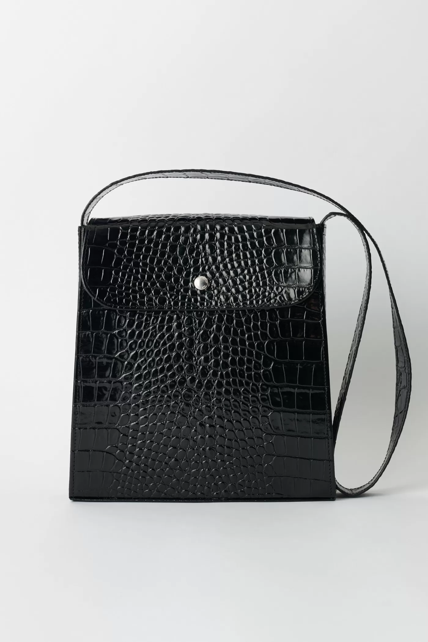 Hot Licorice Croc Bull Hide Bags
