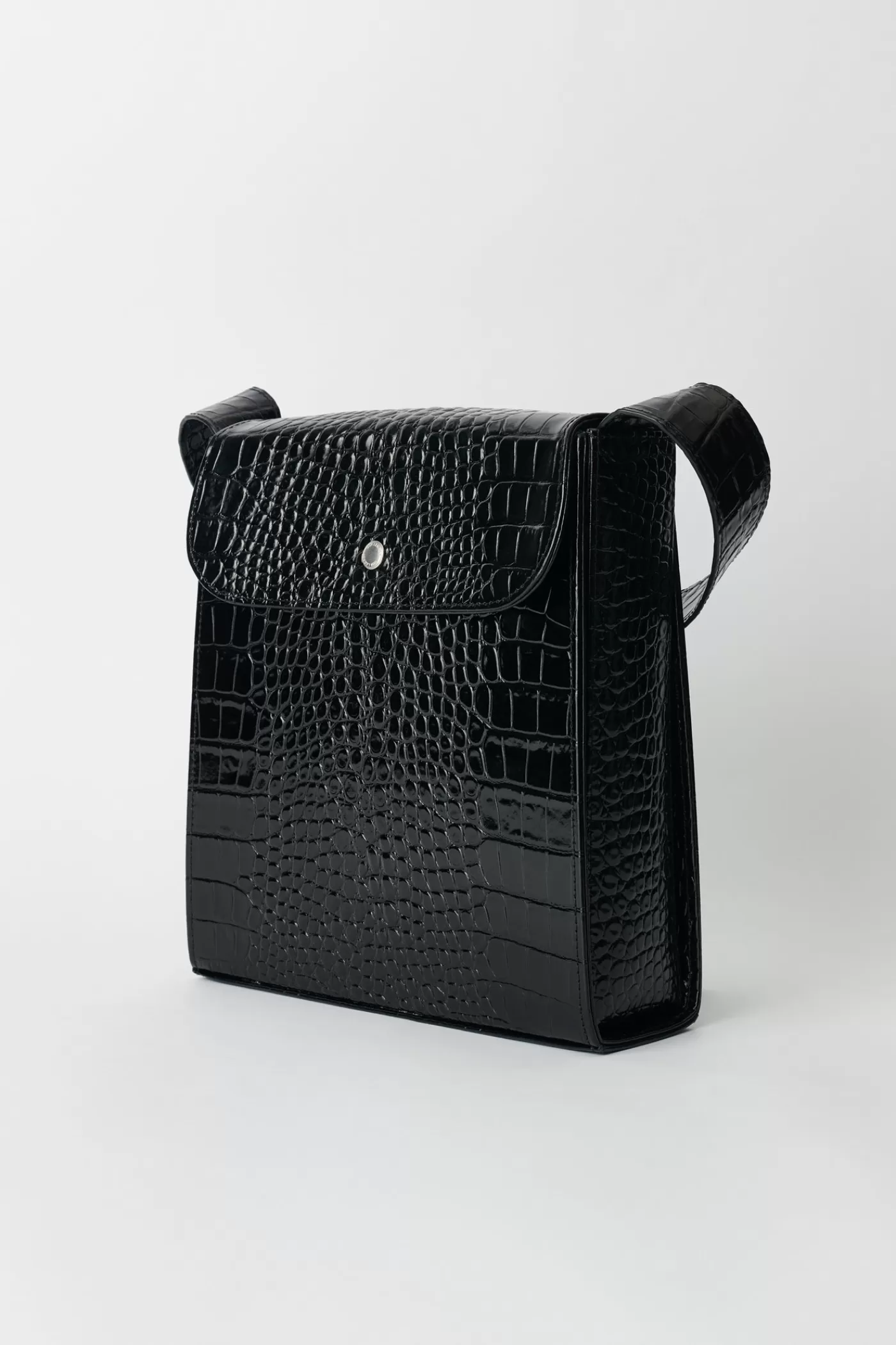 Hot Licorice Croc Bull Hide Bags