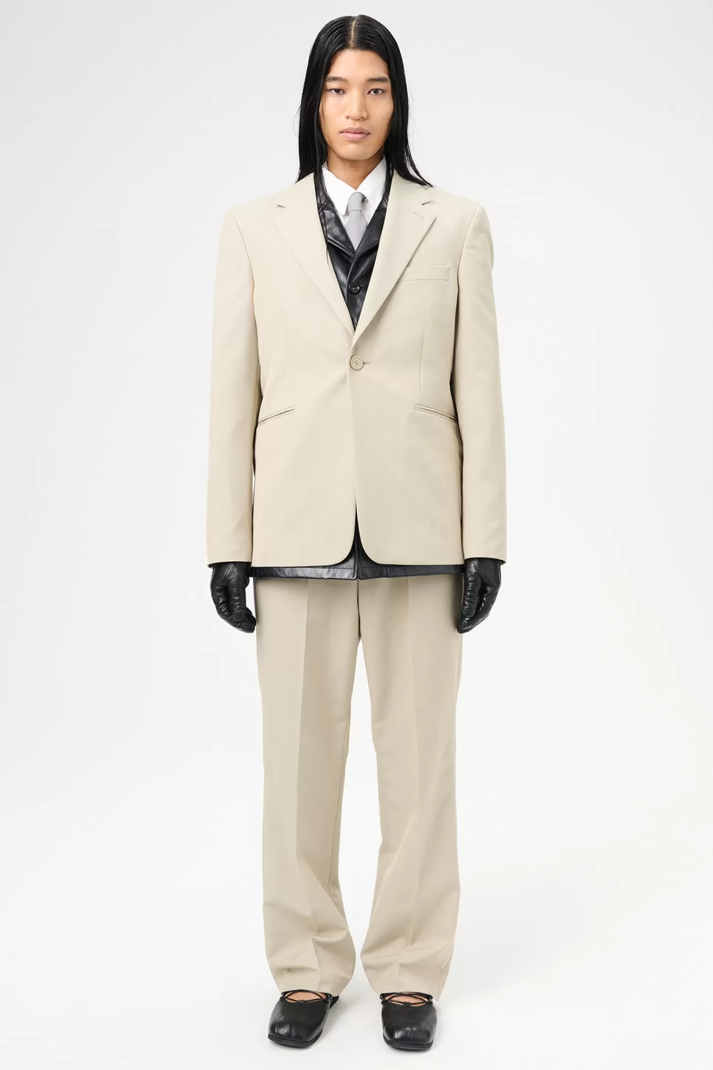 Discount Lucid Pistachio Rural Wool Suiting