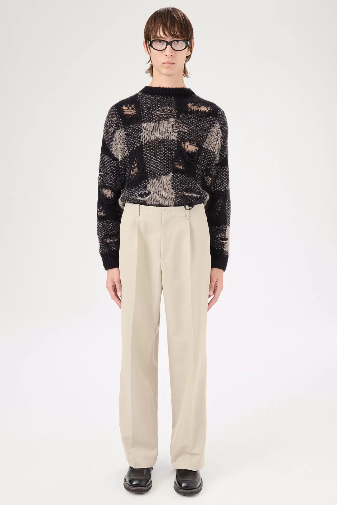 Online Lucid Pistachio Rural Wool Trousers