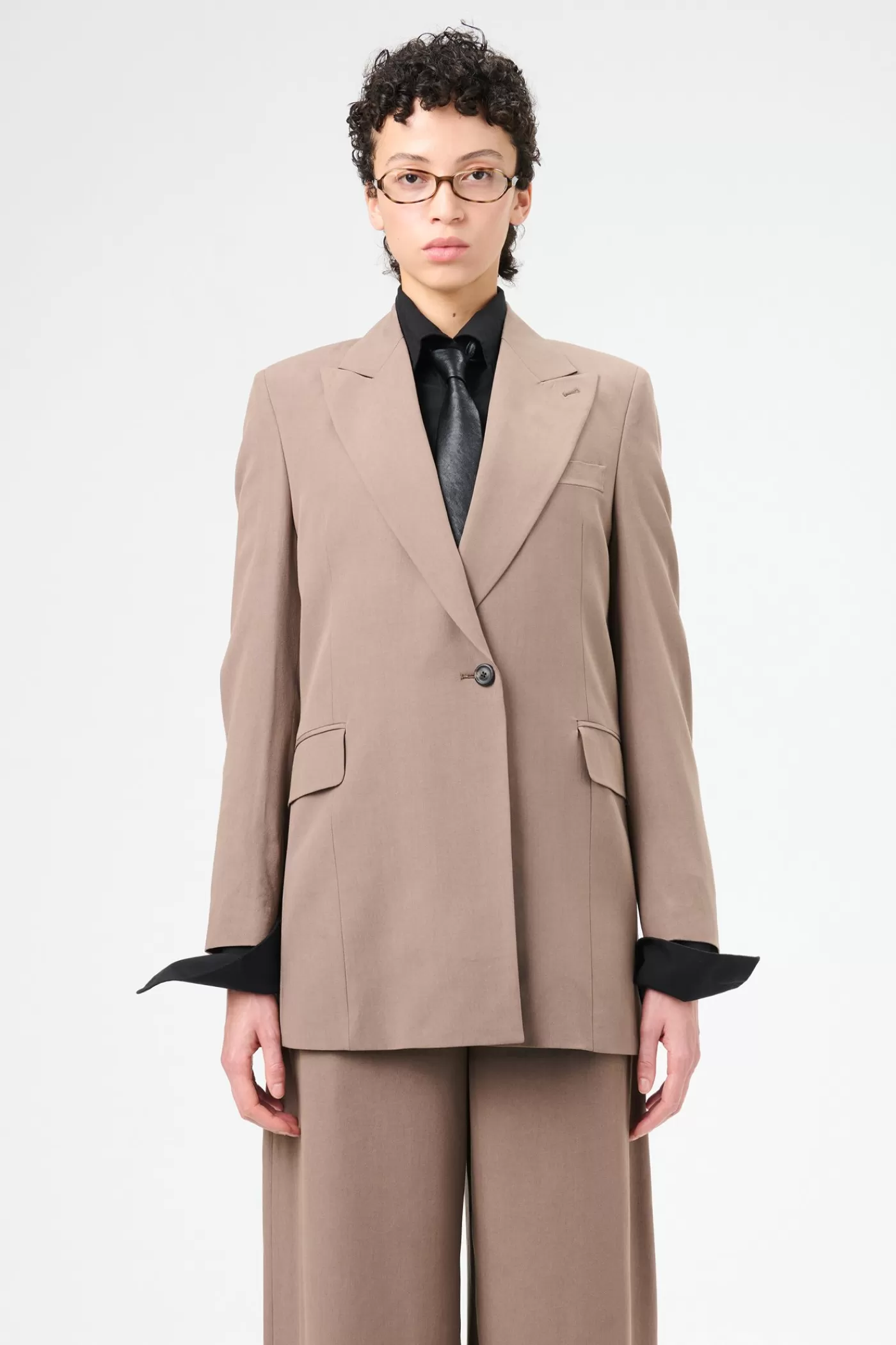 Hot Muddy Lavender Lyo Wool Women Suiting