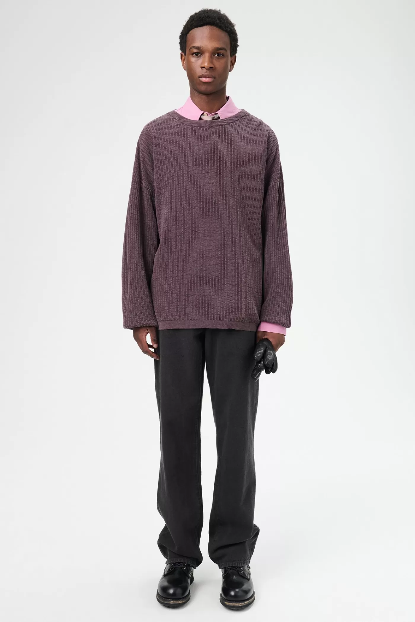 Fashion Mystic Plum Habitable Silk Knitwear