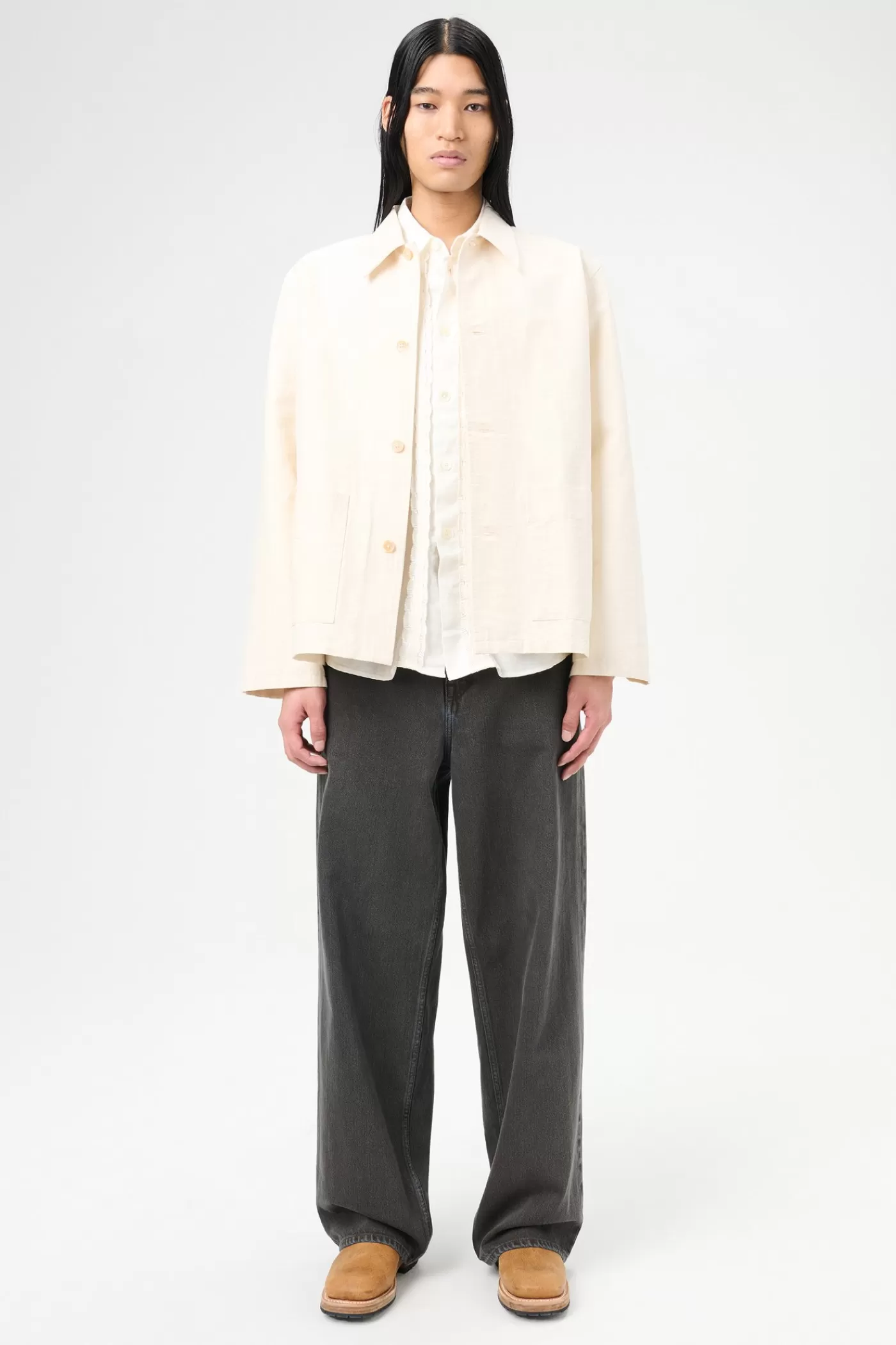 New Natural Rustic Cotton Nylon Outerwear