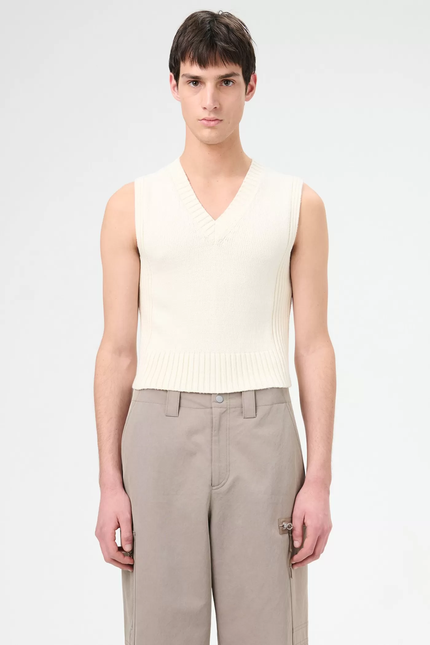 Discount Natural Tousled Cotton Knitwear