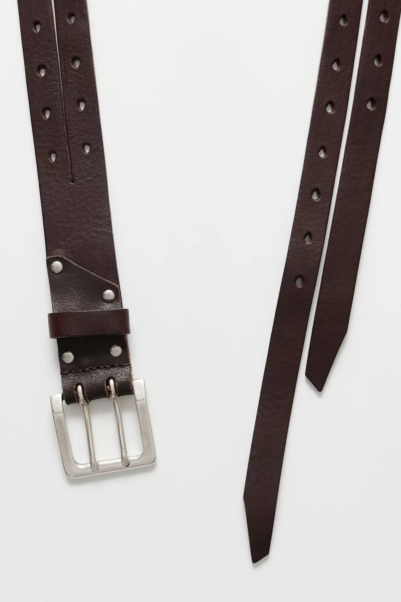 New Oily Brown Leather Belts