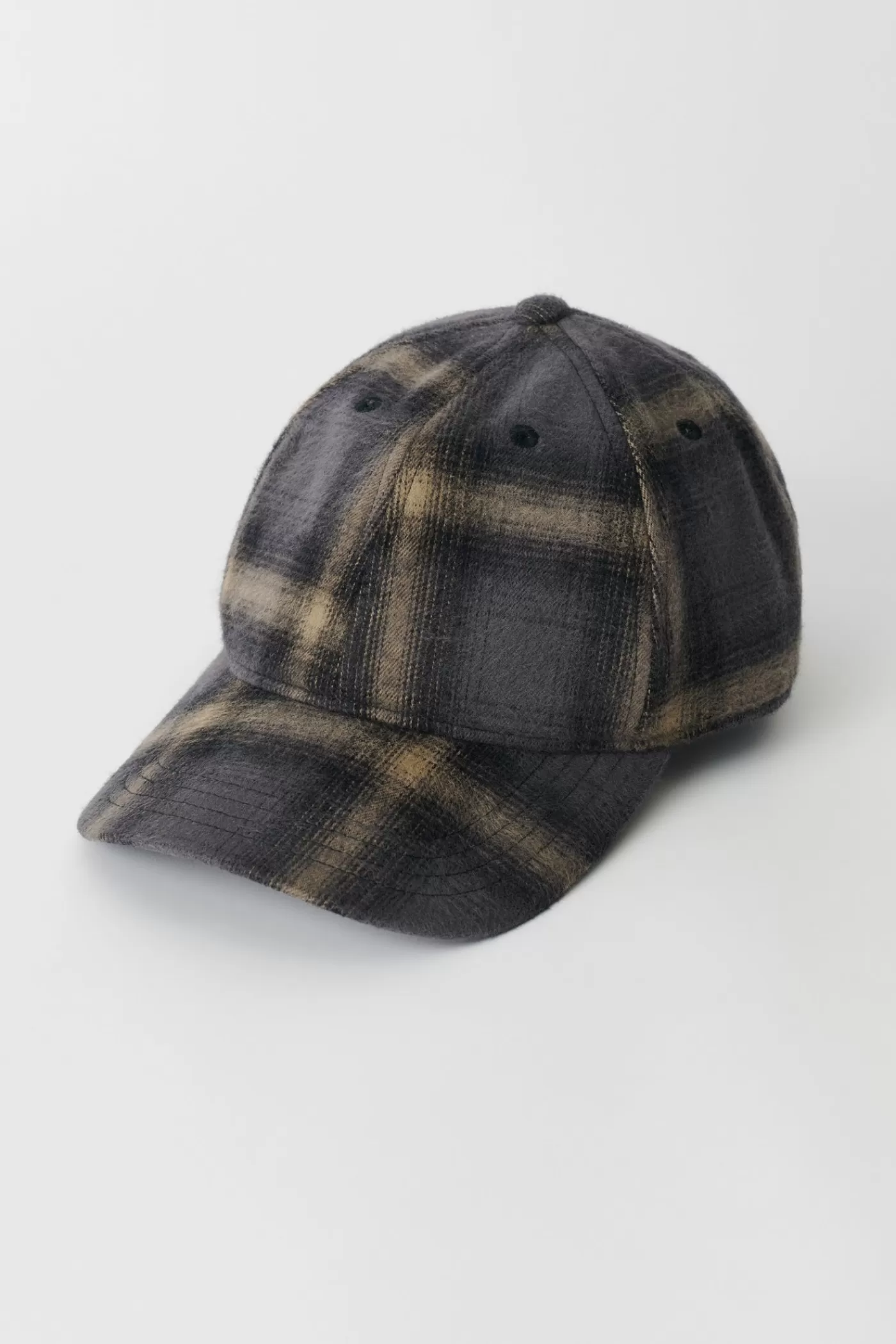 Cheap Oyster Check Hairy Flannel Hats