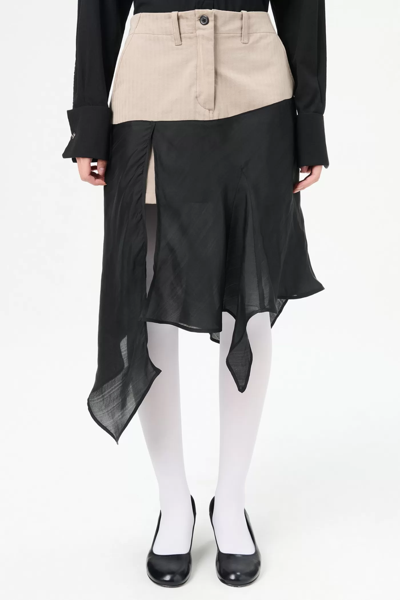 Online Pebble Herringbone Women Skirts