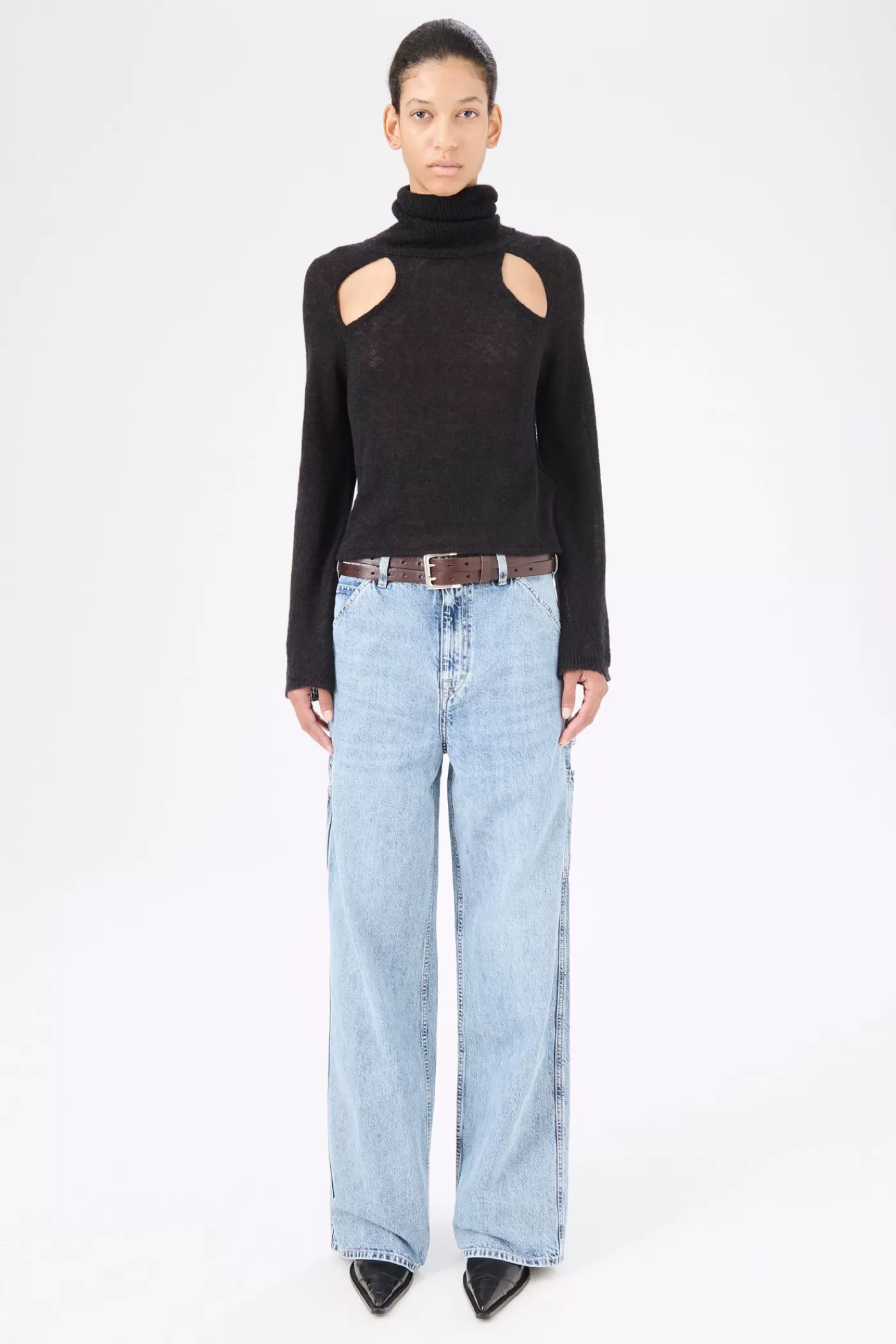 Hot Shadow Wash Denim Women Jeans