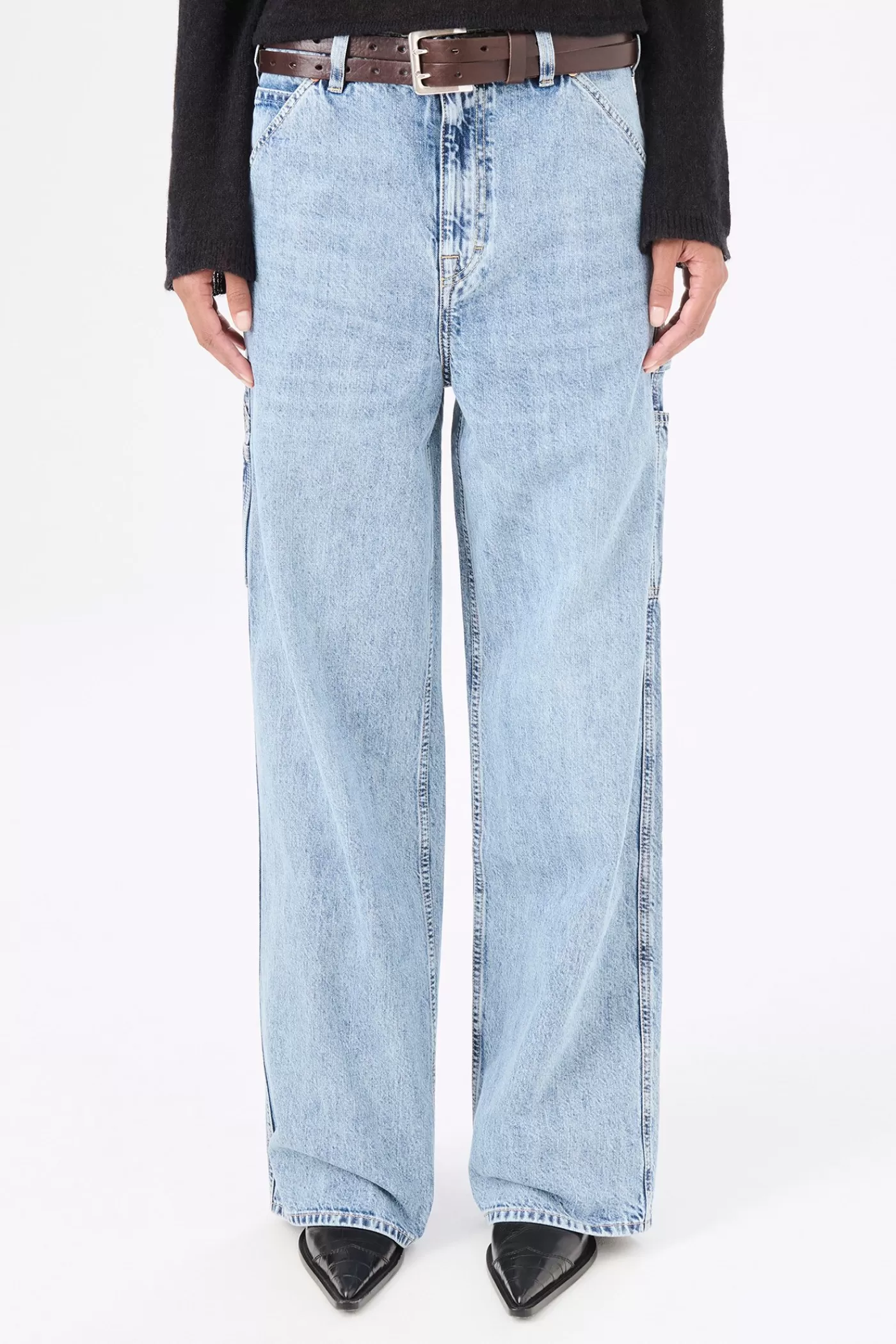 Hot Shadow Wash Denim Women Jeans