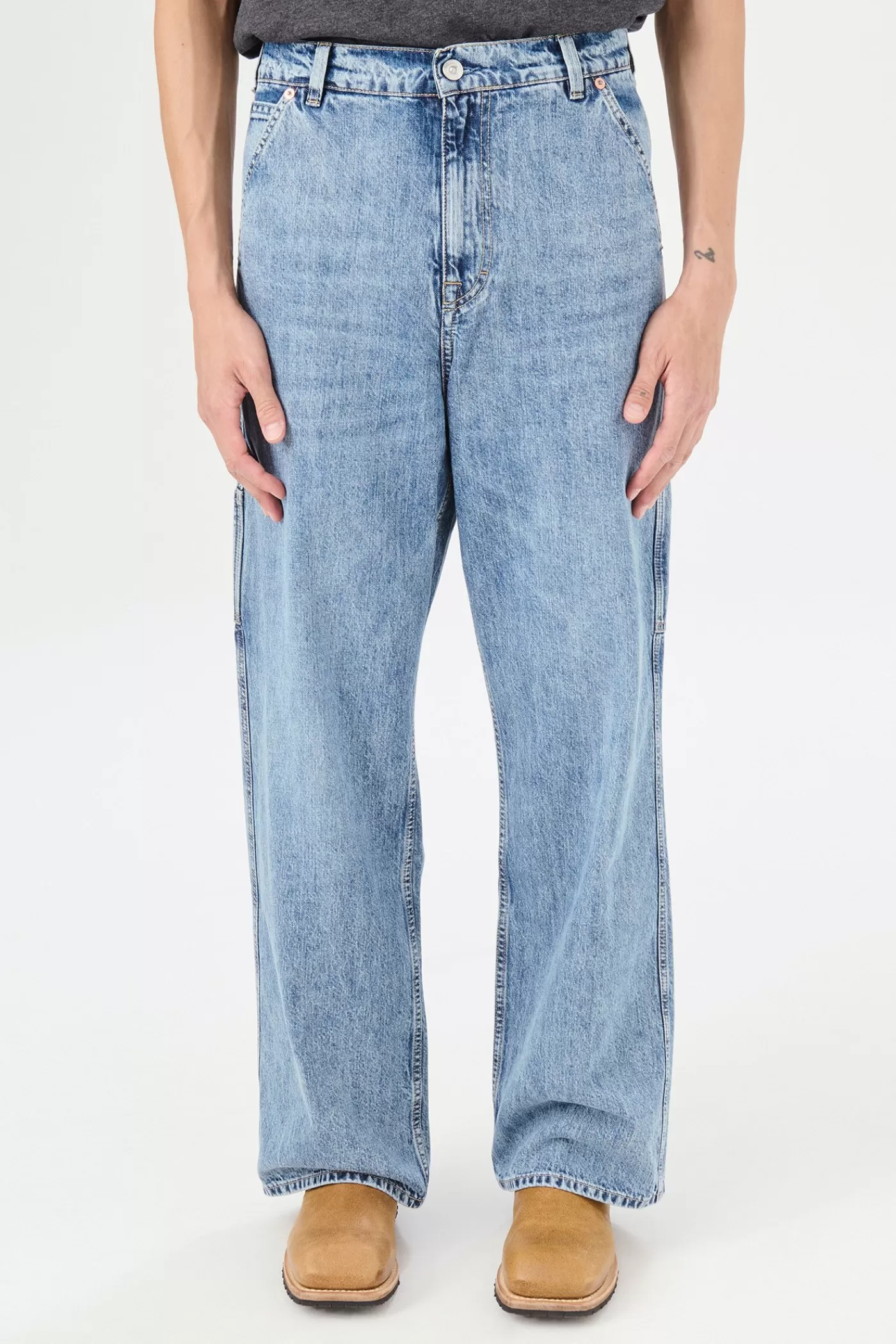 Online Shadow Wash Denim Jeans