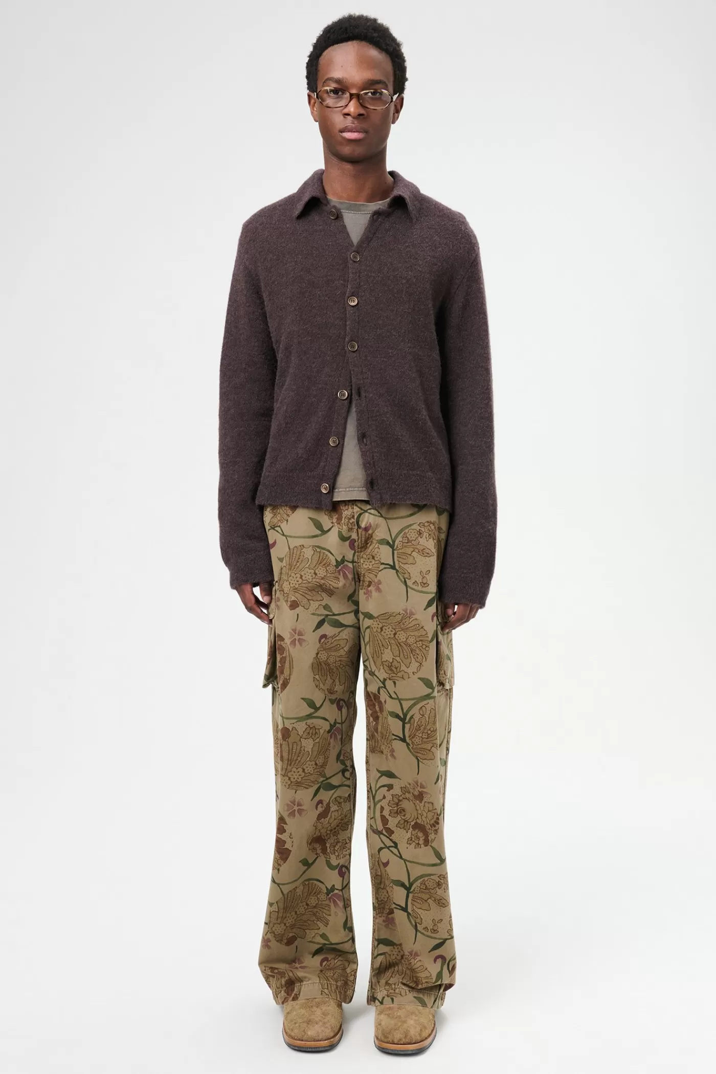 Flash Sale Smokey Brown Fuzzy Alpaca Knitwear