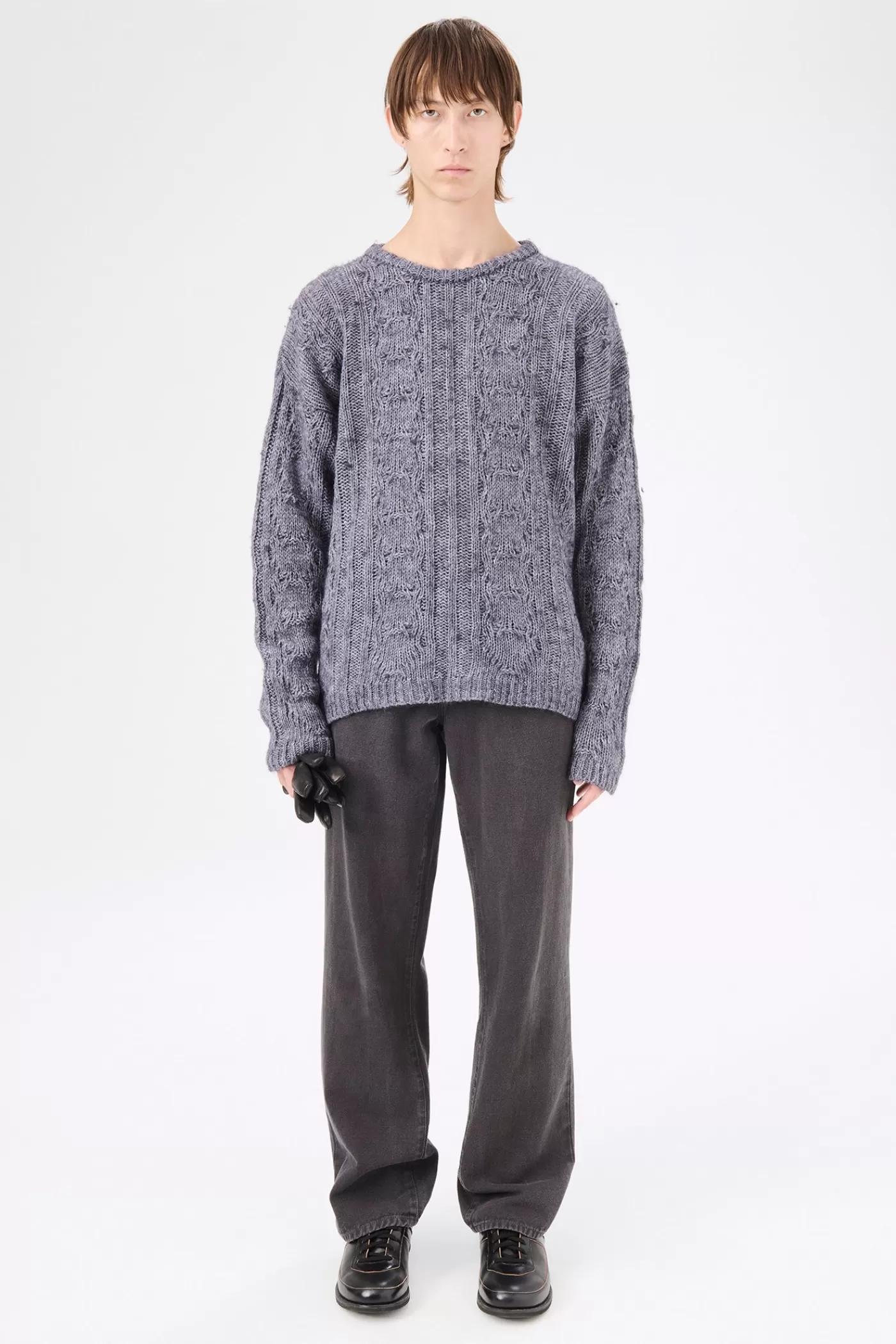Hot Stormy Blue Zombie Acrylic Knitwear