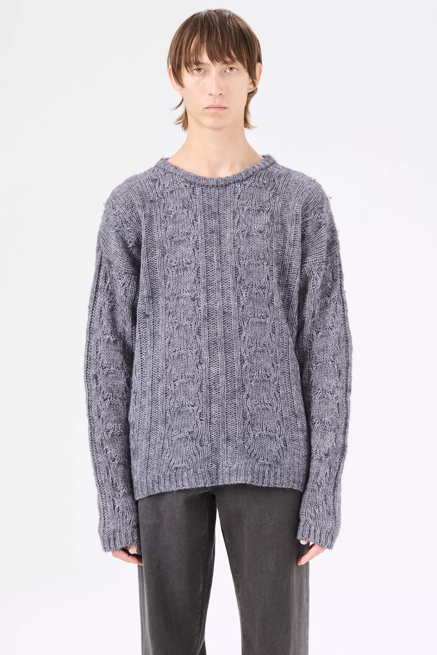 Hot Stormy Blue Zombie Acrylic Knitwear