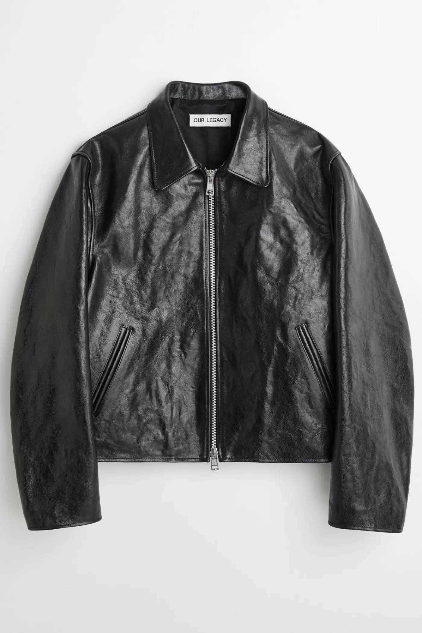 Flash Sale Top Dyed Black Leather Women Leather