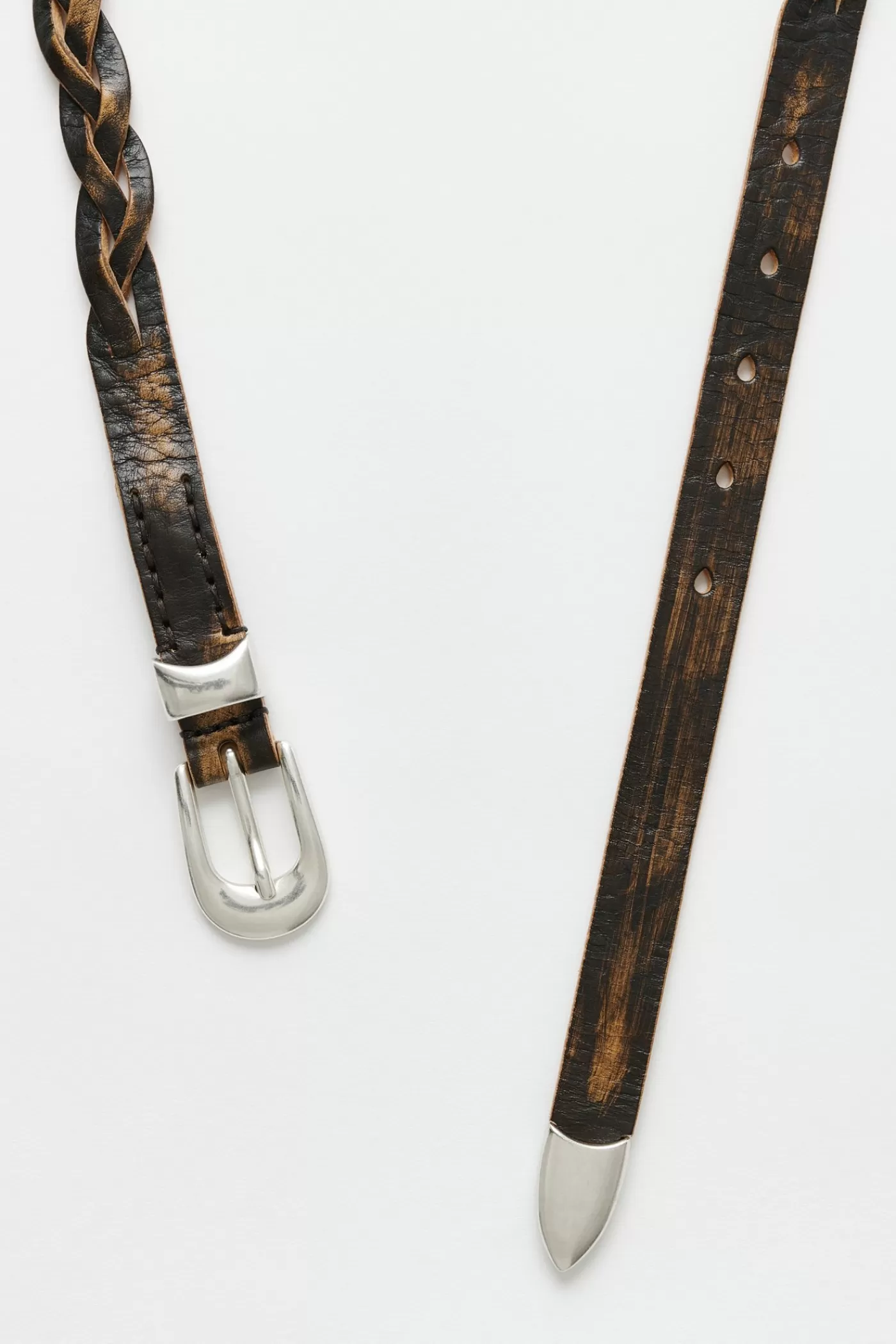 Hot Vintage Black Leather Belts